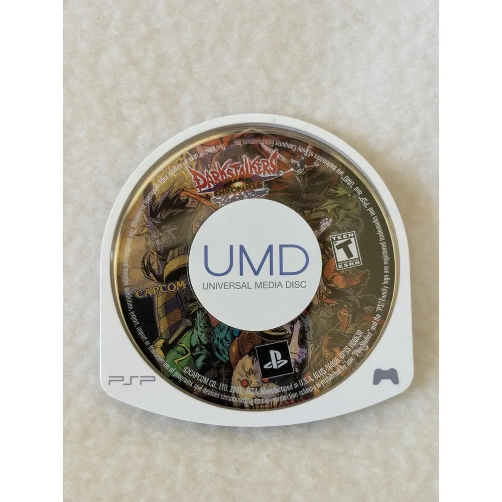 Darkstalkers Chronicle: The Chaos Tower (Sony PSP, 2005) complete with manual!